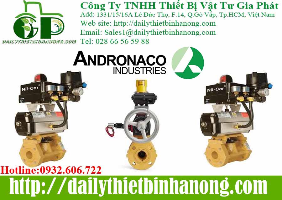 Địa chỉ phân phối van bi composite Andronaco chính hãng tại Việt Nam
